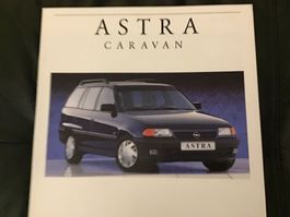 Opel Astra Caravan Verkaufsprospekt 10 Seiten Oktober 1991