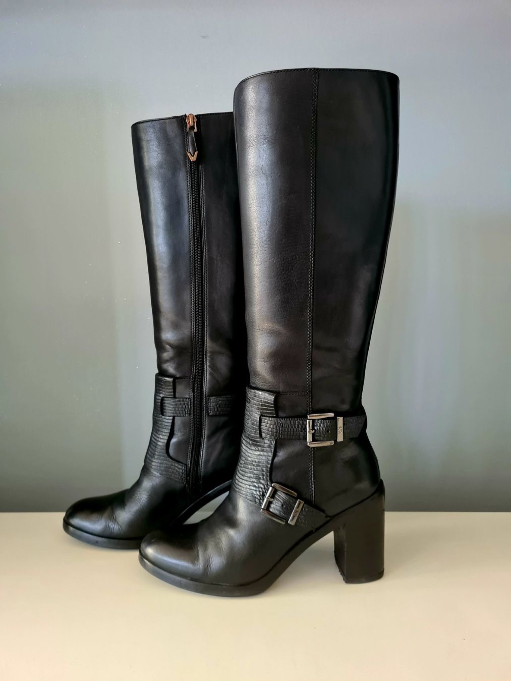 Damenschuhe: What For Bottes cuir, pointure 38 – Gebraucht aus Thônex von AneleManele