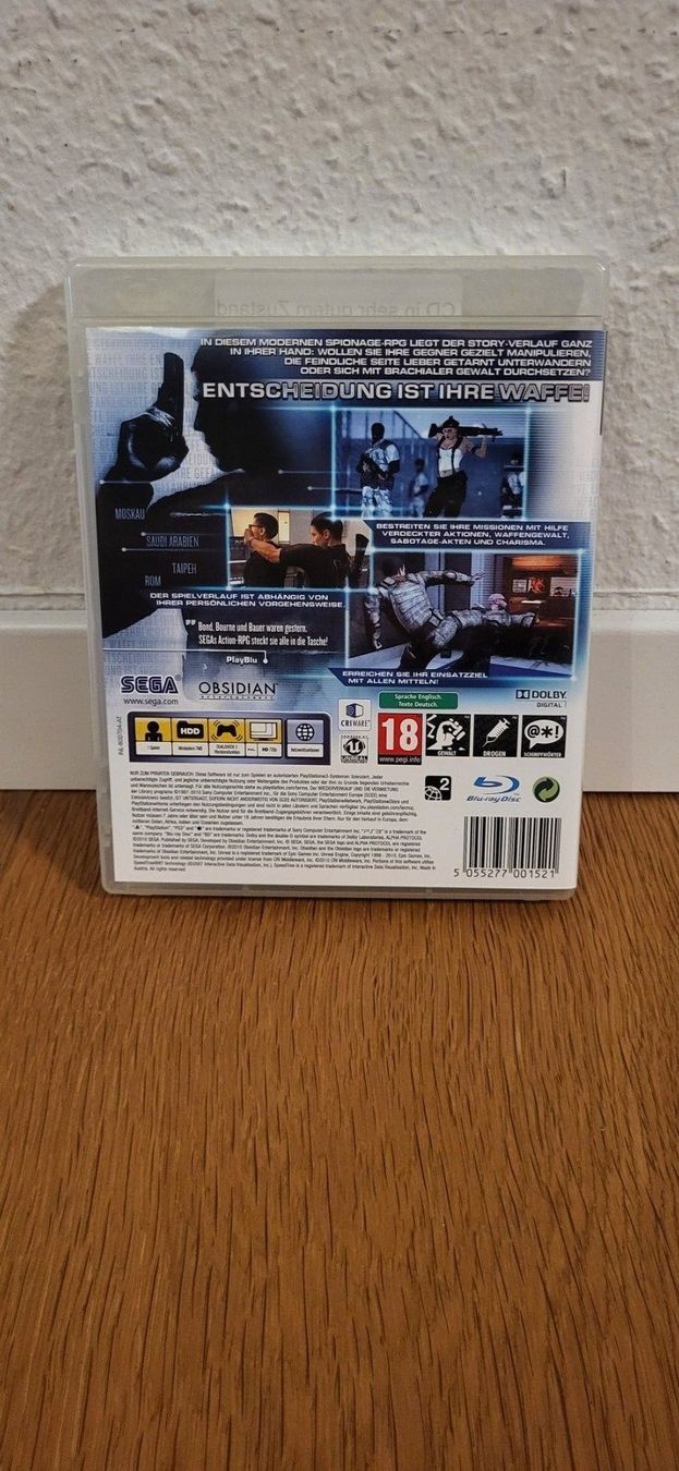 Sony Giochi: PS3 - Alpha Protocol – Usato da Münsingen venduto da Heroism2010 1