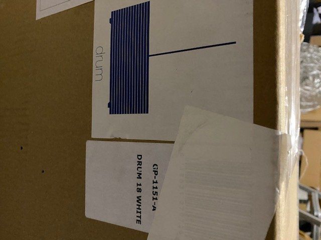 Kronleuchter & Deckenlampen: Pendelleuchte Drum 18 weiss von Graypants – Neu und originalverpackt aus Umiken von licht5040 4