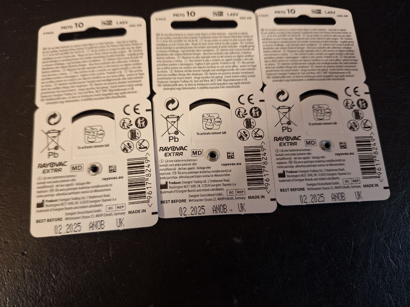 Rayovac Akkus & Batterien: Hörgerätbatterien, 42 Stück – Neu und originalverpackt aus Genolier von Antoine30 2