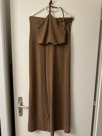 Ensemble d'été marron taille M - Haut et pantalon neuf!