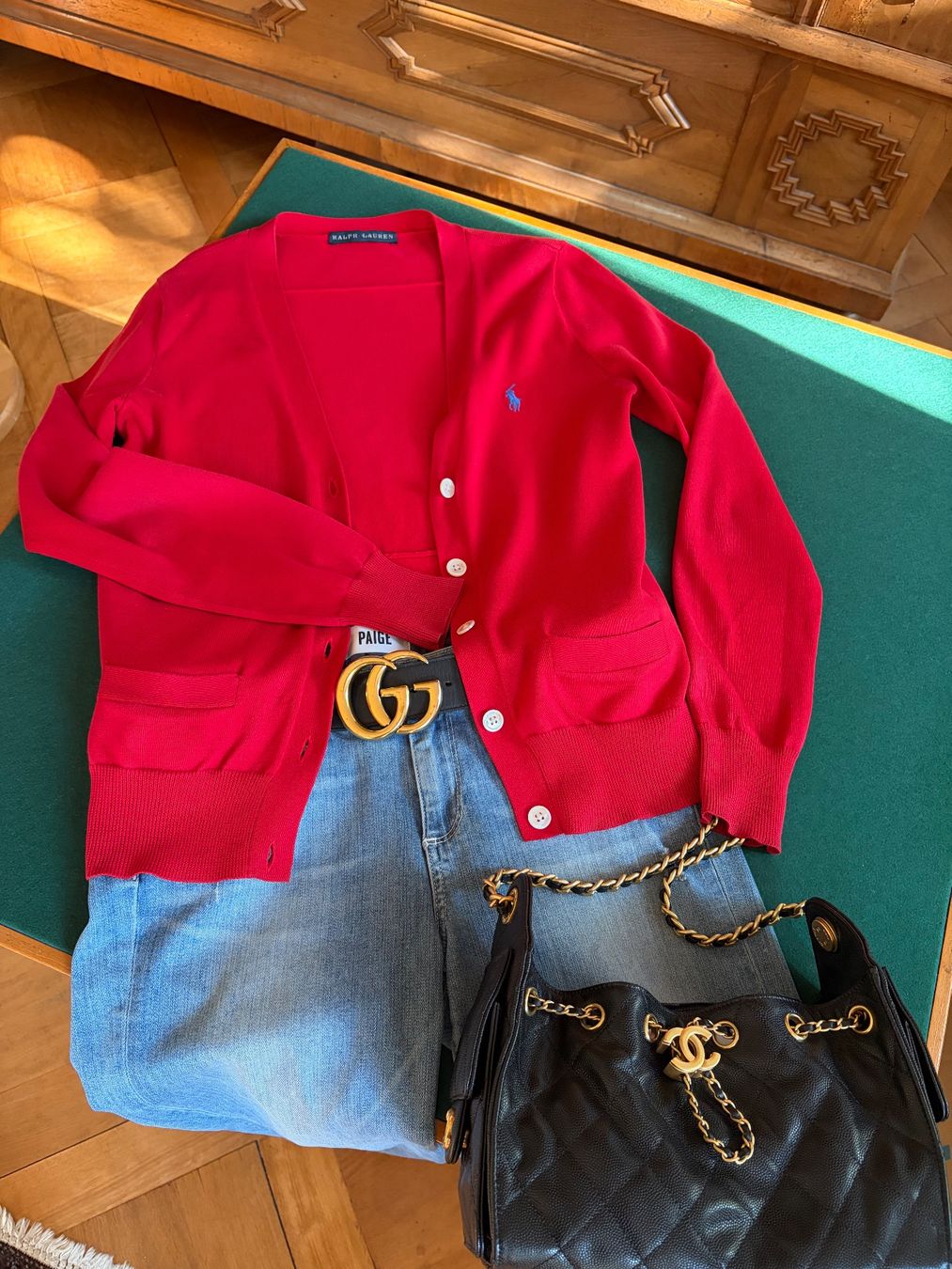 Ralph Lauren Giacche: RALPH LAUREN  Strickjacke 100% Baumwolle, Größe S – Usato da Interlaken venduto da Bona55 5