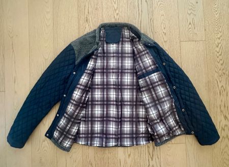 Steppjacke für Herren dunkelblau/grau - Wie neu!
