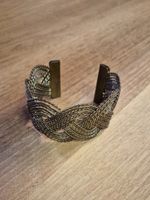 Damen Armreif Flecht Design Vintage Look
