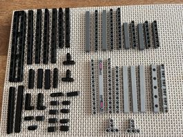Lego Technik runde Lochbalken grau schwarz 42140