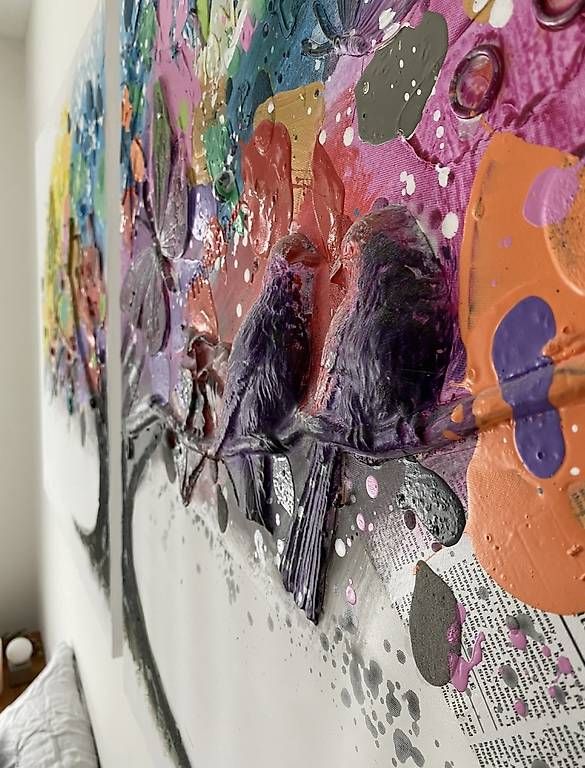 Dipinti: Magic Tree  2-teiliges Leinwandbild-Set, je 80 × 80 cm – Usato da Pontresina venduto da dik_cty6 2