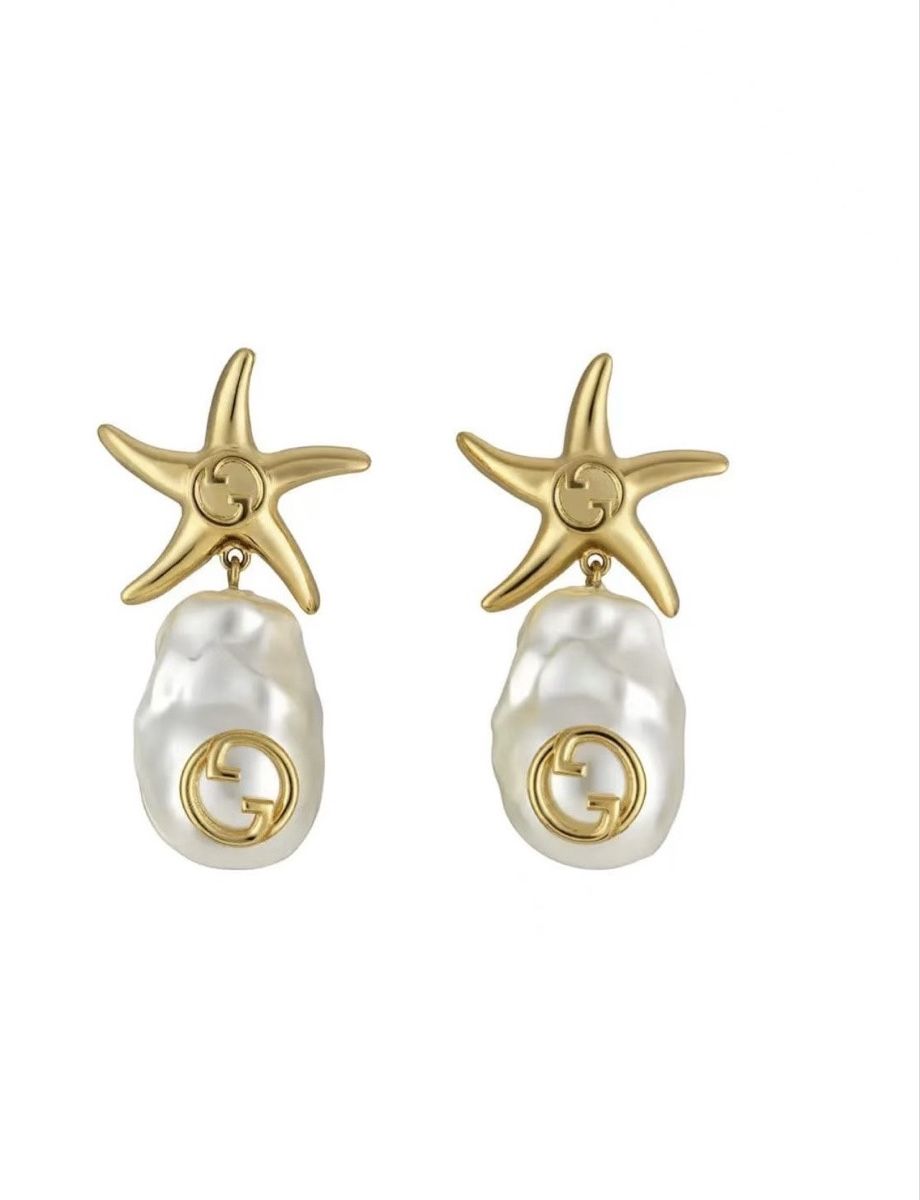 Gucci Orecchini pendenti & Orecchini a lobo: INTERLOCKING G FAUX PEARL DROP EARRINGS – Nuovo (secondo la descrizione) da Zug venduto da con_y9gl 1