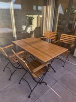 Gartentisch und 4 Stühle