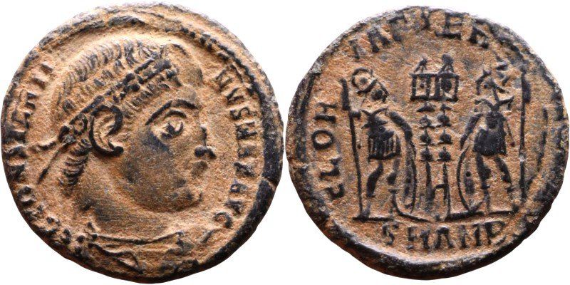 Tutti le monete: CONSTANTINE I bronze nummus (306-337 AD) – Usato da La Sarraz venduto da classicworldcoins
