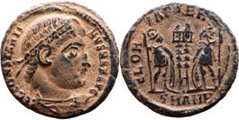 CONSTANTINE I bronze nummus (306-337 AD)