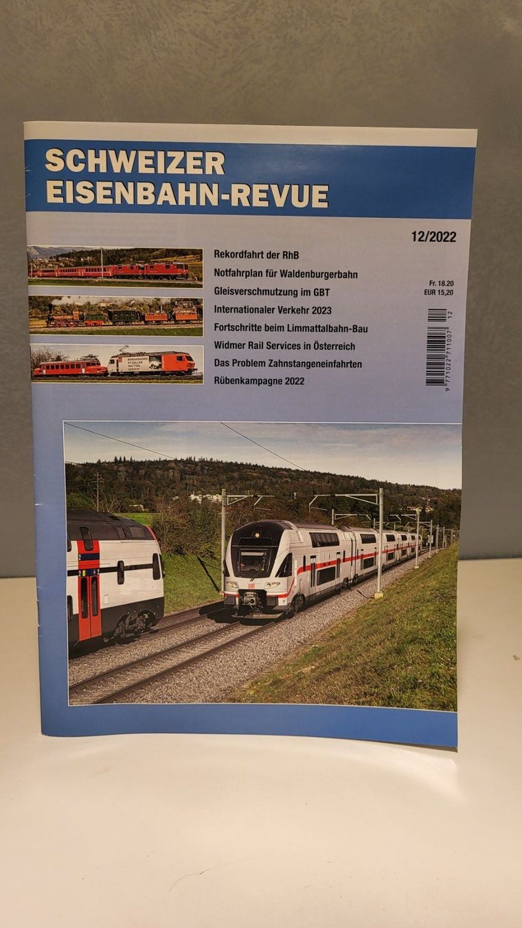 Riviste & Magazine: Schweizer Eisenbahn-Revue 12/2022 – Usato da Uster venduto da gurust
