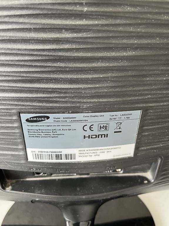 Samsung Monitor: Écran pc 1920x1080 Samsung  22 pouces – Usato da Sierre venduto da fab_8wpy 1