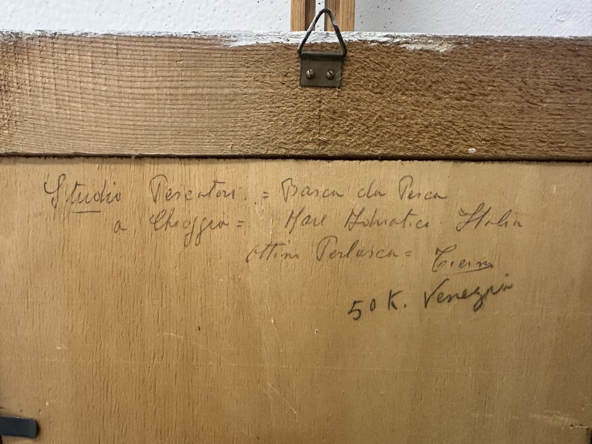 Dipinti: Ottino Perlasca Gemälde Chioggia Italien – Usato da Ebikon venduto da Gaenggeliwaar 5