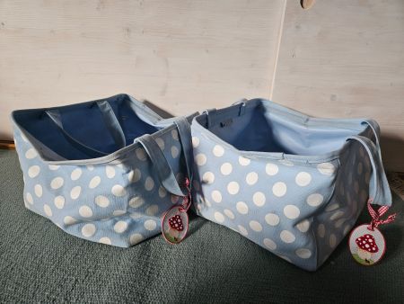 2 süsse Utensilo, Tragtaschen für Spielsachen, Spiegelburg