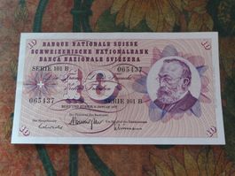 SUISSE  10  Francs  1977  (5437)  Billet