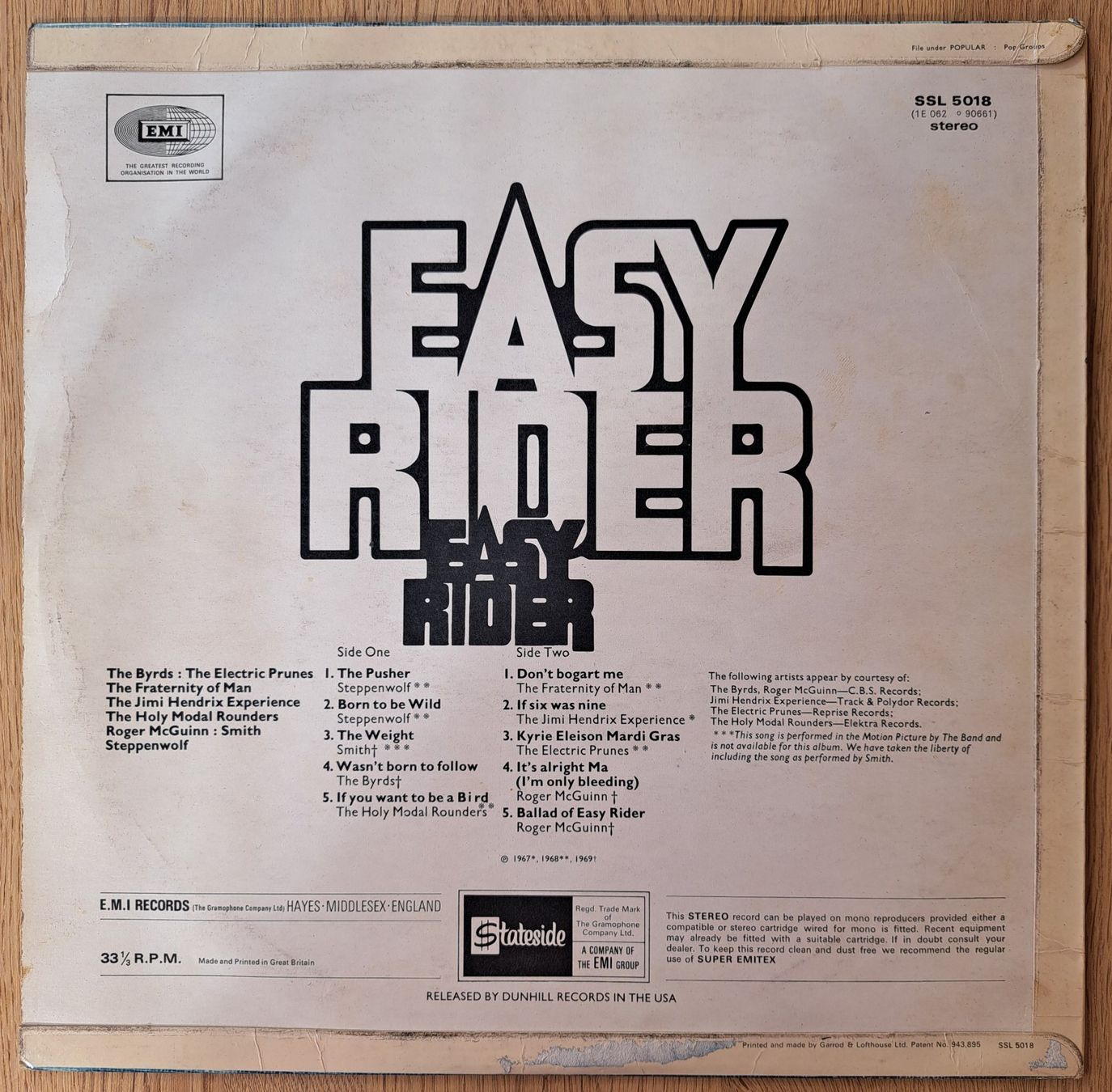 Schallplatten: Easy Rider – Gebraucht aus Meggen von Ricardokoch 1