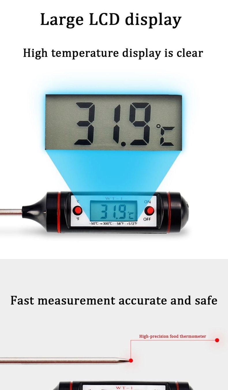 Altro per la casa: Thermomètre cuisine numérique Digitales Küchenthermometer – Nuovo e nell'imballaggio originale da Delemont venduto da Superchoice