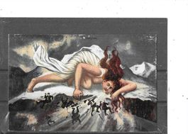 Kunstkarte Berggesicht (Erotik)