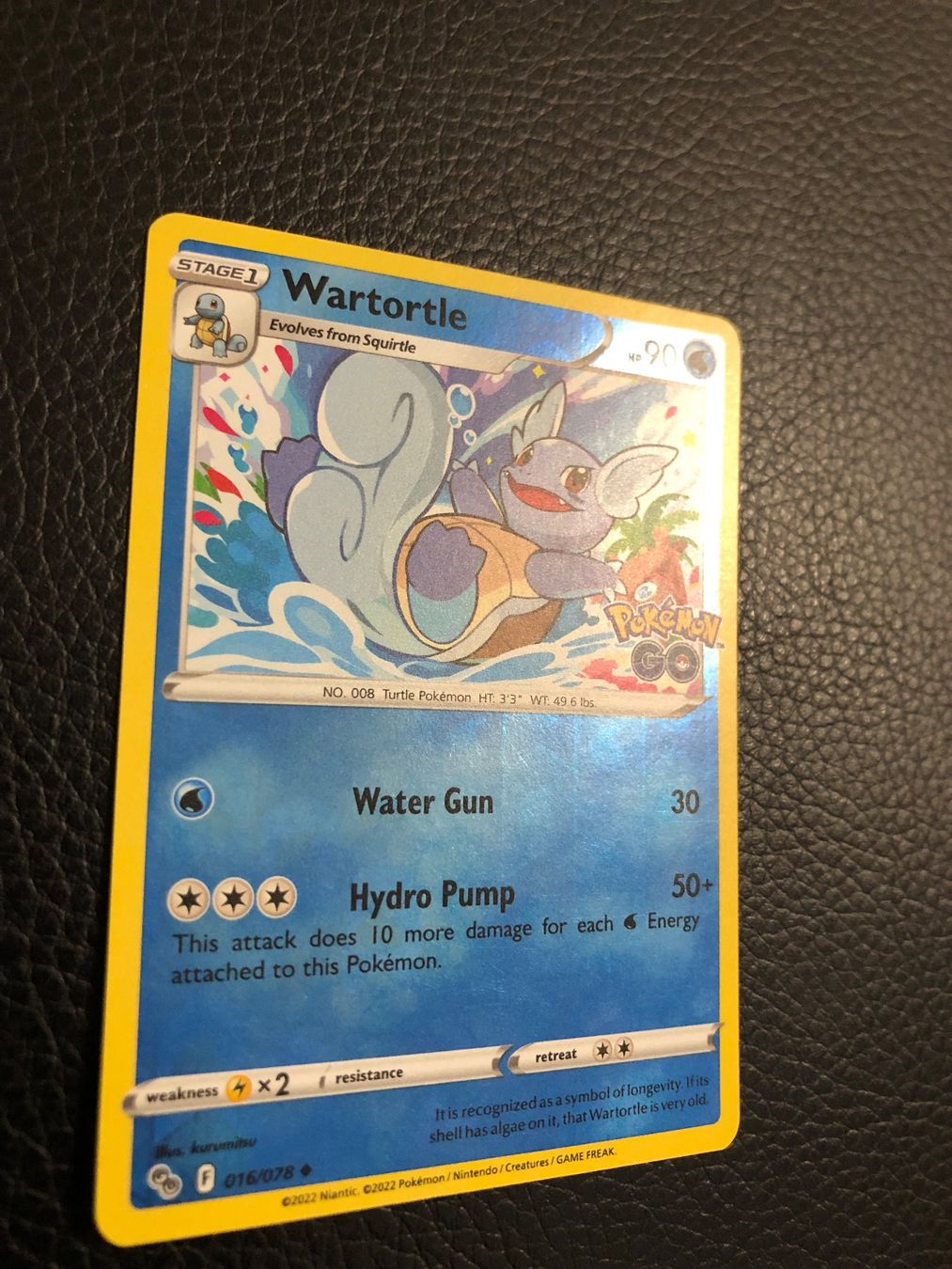 Pokémon Sammelbilder & Trading cards: Pokemon GO Wartortle reverse 16/78 Ab 1 – Gebraucht aus Paradiso von Pkmn10 1