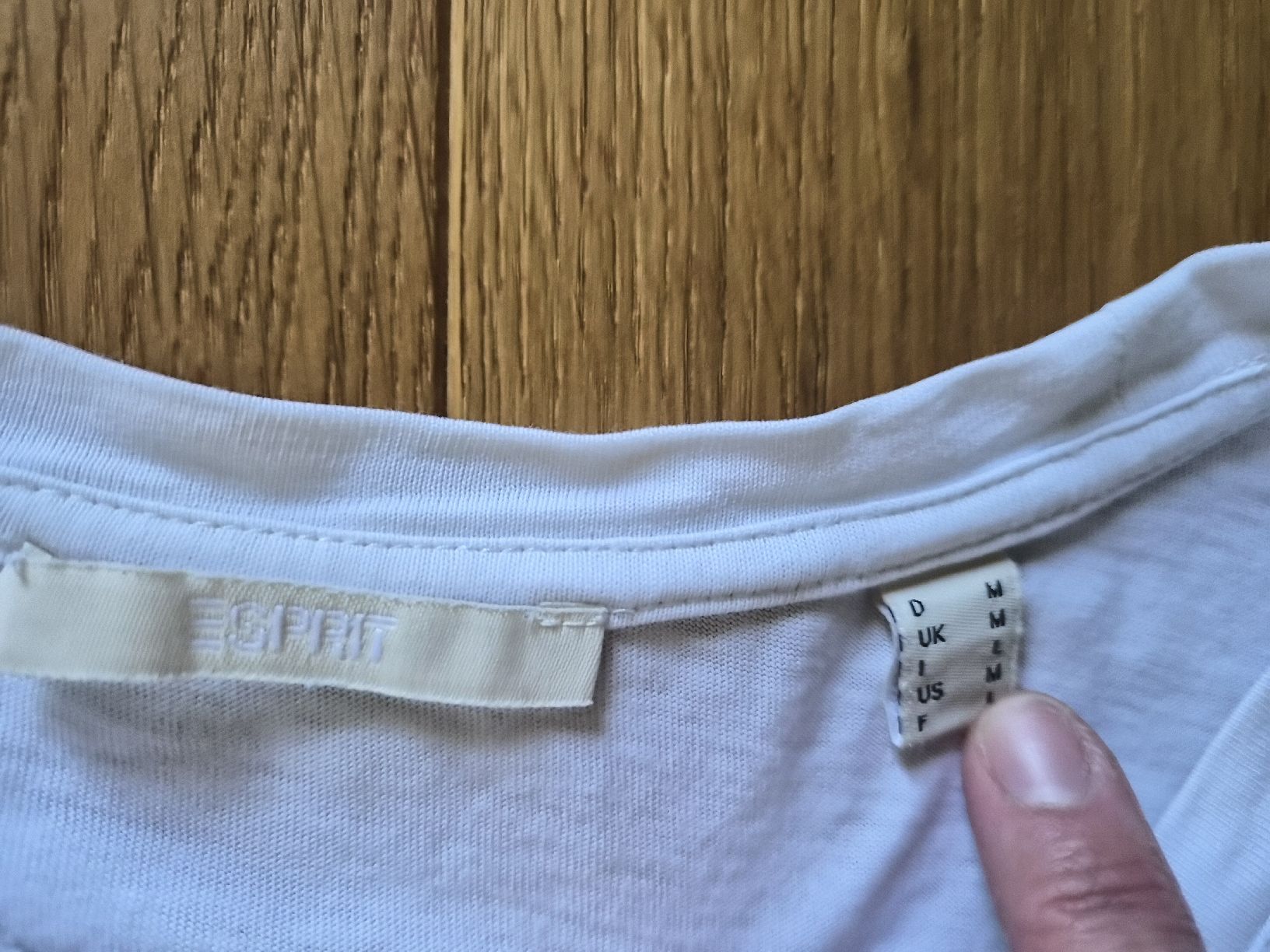 Esprit Camicette: Esprit Bluse Gr. M, weiss – Usato da Schwarzenberg LU venduto da LadySecondhand 1