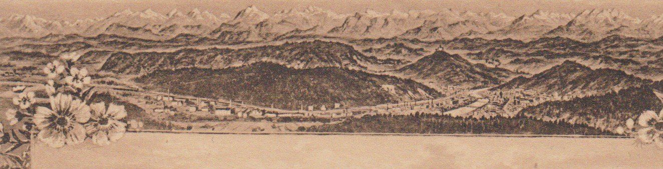 Cartoline postali: Läufelfingen  BL   :   alte Ansichtskarte von 1923 – Usato da Vitznau venduto da Ropaku 2