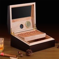 Aufbewahrungsbox Humidor Hygrometer