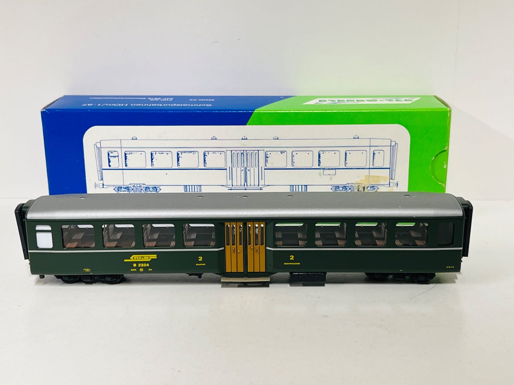 Modellini di ferrovie: STL-Models RhB B 2324 Personenwagen – Nuovo (secondo la descrizione) da Neuenhof venduto da ludovicco 2