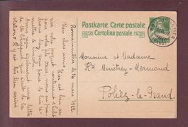 Postkarte - Carte postale TELL - 1922
