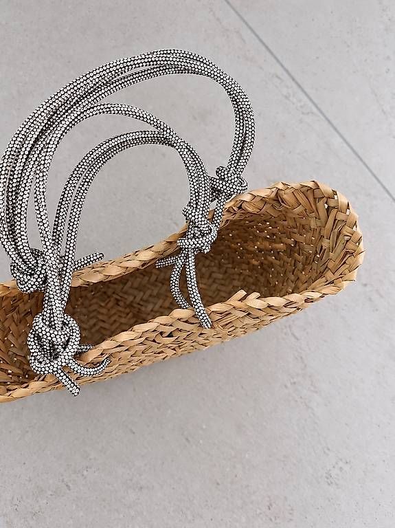 Altro per la casa: Kleiner Korb mit Silber Griffen NEW – Nuovo e nell'imballaggio originale da Merlischachen venduto da GlamGarb 2