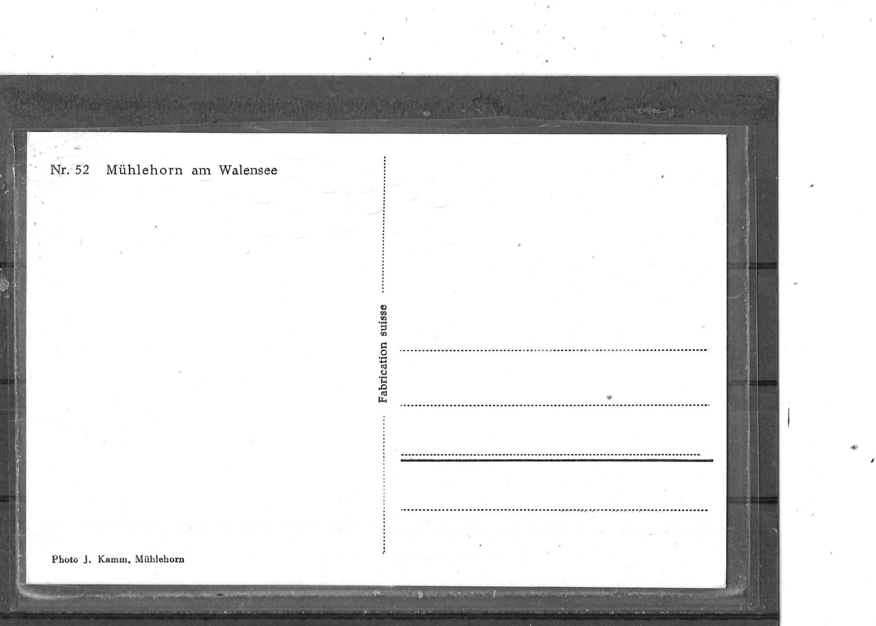 Cartoline postali: GL Mühlehorn am Walensee mit Ruderboot – Usato da Schocherswil venduto da Wilare 1