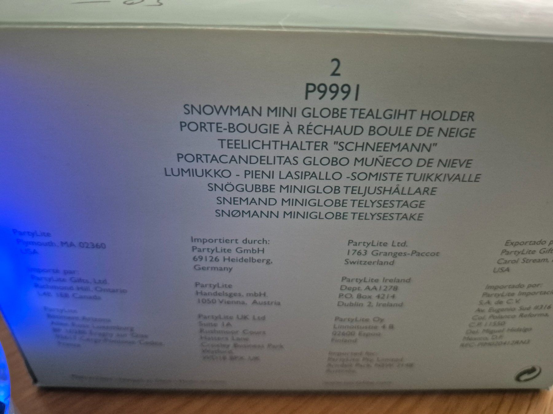 Partylite Portacandele: Partylite Teelichthalter Schneemann – Usato da Buttikon SZ venduto da sefa02 4
