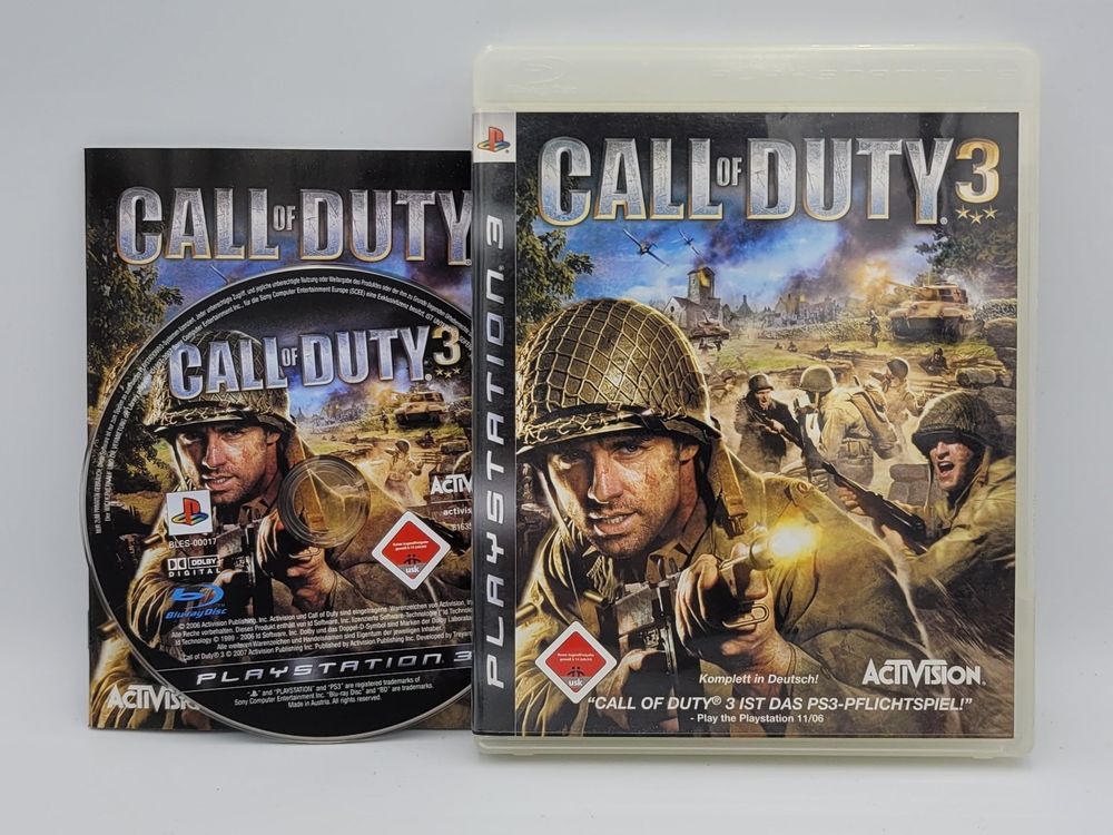 Jeu Call Of Duty Pour PS3 - Excellent état, Comme Neuf, édition PEGI 18
