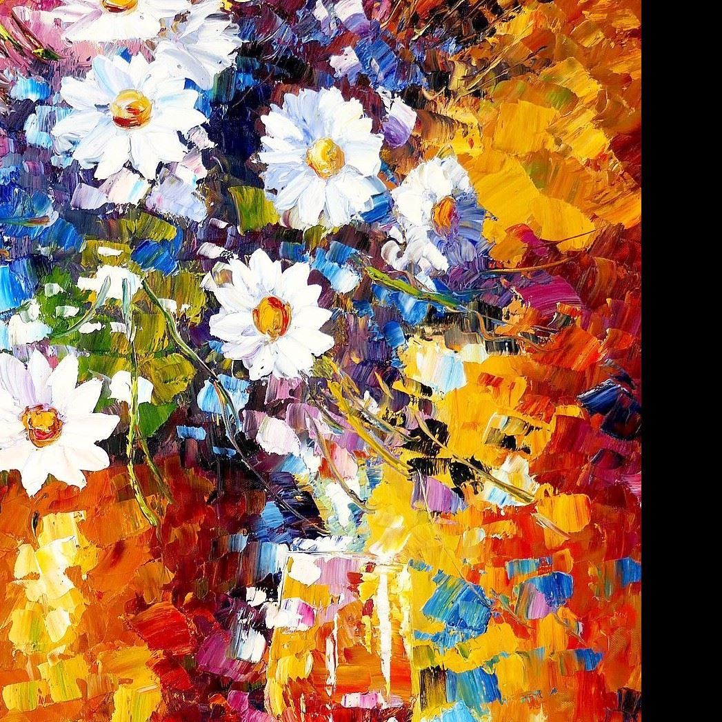 Riproduzioni & Creazioni: Abstrakt - Vase mit bunten Blumen – Nuovo (secondo la descrizione) da Larnaca venduto da KunstDepot24 5