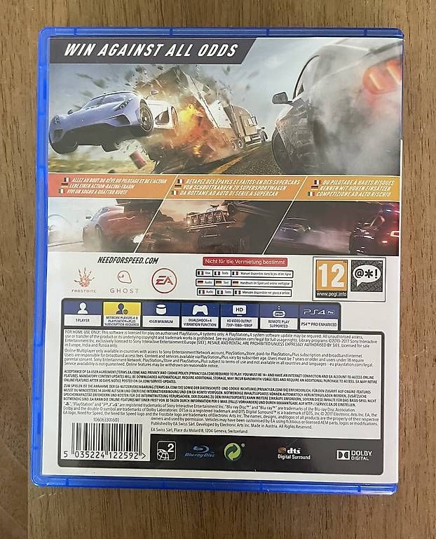 Giochi: Need for speed Payback PS4 – Usato da Steffisburg venduto da LW26 1