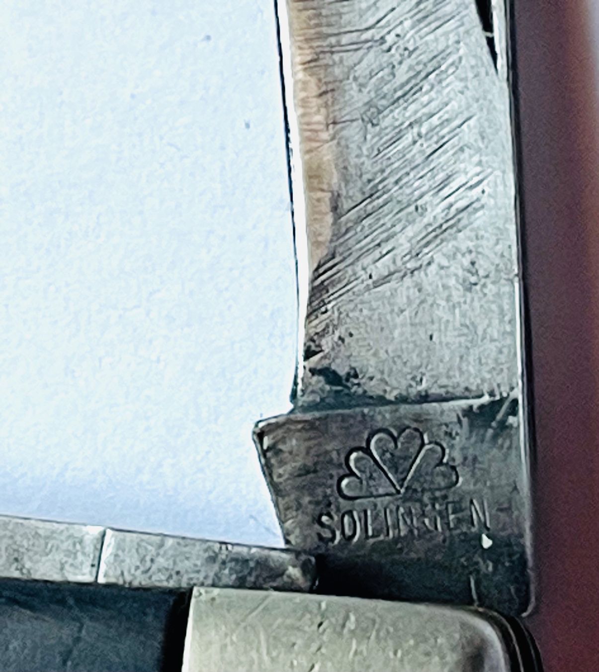 Solingen Coltelli tascabile: Antikes Solingen-Sackmesser, mit Säge und gr.+ kl. Klinge – Usato da Basel venduto da TOMFAN 4
