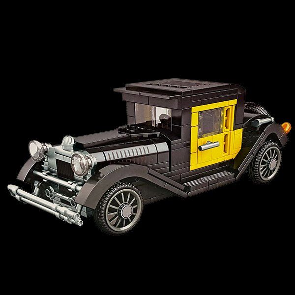 Baukästen: Klassischer Oldtimer Schwarz-Gelb – Neu und originalverpackt aus Meisterschwanden von Bigi1 1