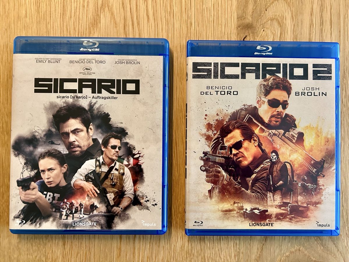 Tutti i DVDs: Sicario 1 und 2 Blu-ray Set – Usato da Kriens venduto da Phippu_81