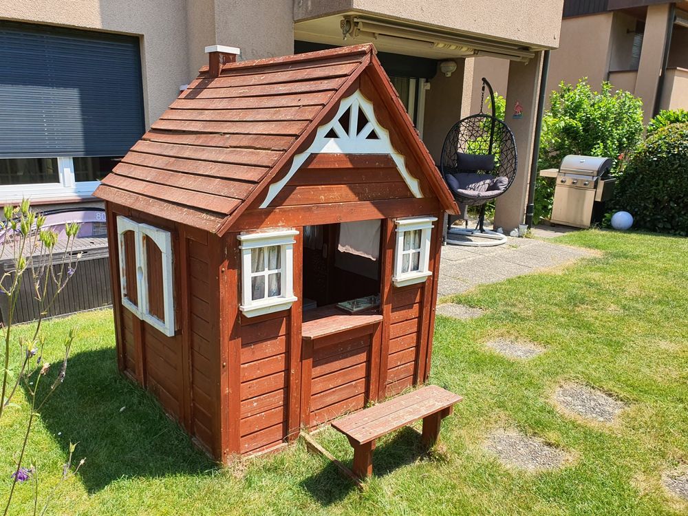 Kinderspielhaus aus CedarHolz Kaufen auf Ricardo