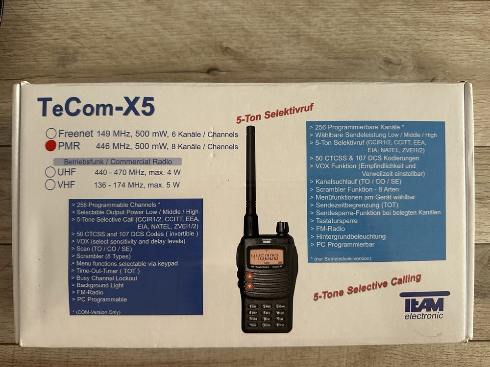 TeCom-X5, PMR Funkgerät (Neu (gemäss Beschreibung)) in Emmenbrücke für ...