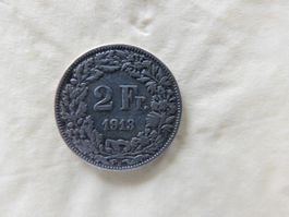 2 Franken - 1913 - Silber
