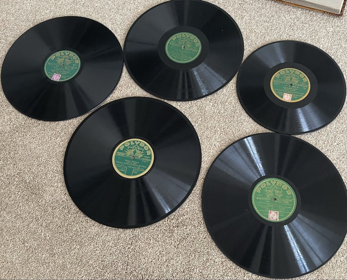Columbia Tourne-disques: Grammophon mit Schallplatten – D'occasion à Schaffhausen par wunderpraechtig 5