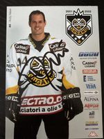 Autogramkarte Andy Näser HC Lugano 2001-2002 mit Unterschri