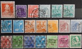 Deutsche Post Lot mit alten Werten III