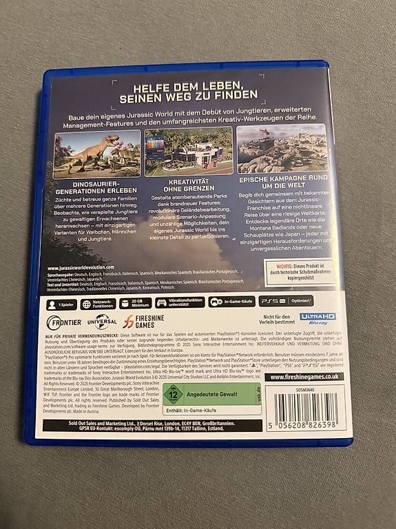 Giochi: Jurassic World Evolution 3 PS5 NEU – Usato da Fislisbach venduto da Jale_31 1