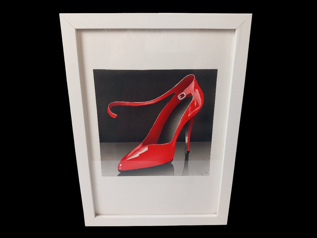 Poster & Bilder: Bild roter Stiletto – Gebraucht aus Hünenberg von Restwert_Zug 4