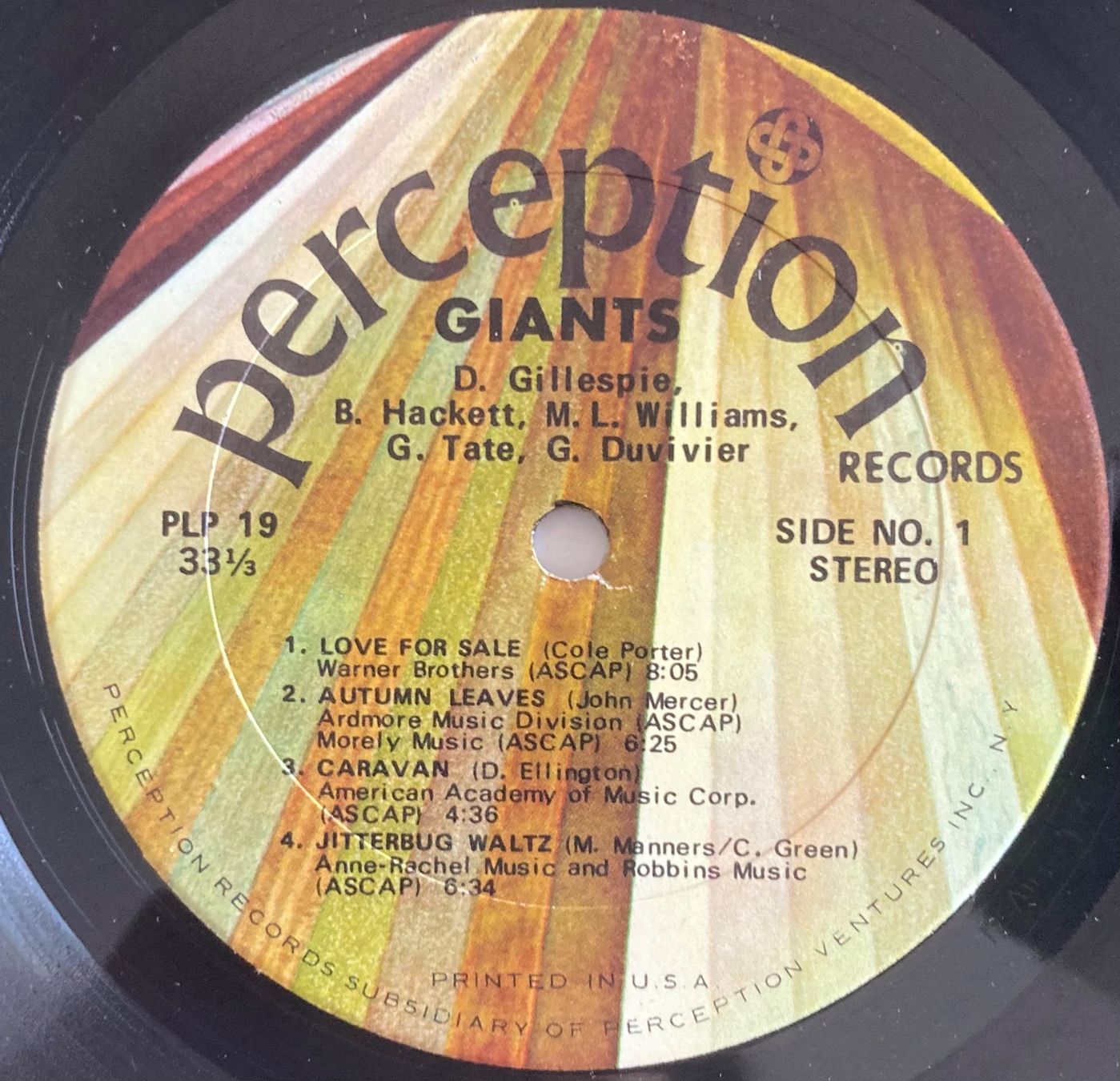Dischi in vinile: DIZZY GILLESPIE, BOBBY HACKETT, MARY LOU WILLIAMS.. - GIANTS – Usato da Poliez-Pittet venduto da Newtown-Records 2