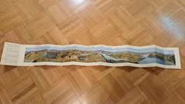 Rigi Kulm Panorama 120cm faltbar.14cm breit