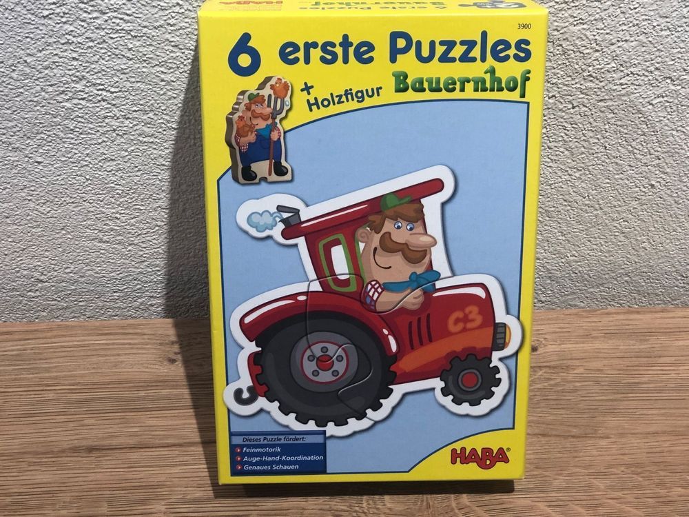  Foto zu 6 erste Puzzle - Bauernhof HABA (Neu (gemäss Beschreibung)) in Benglen 