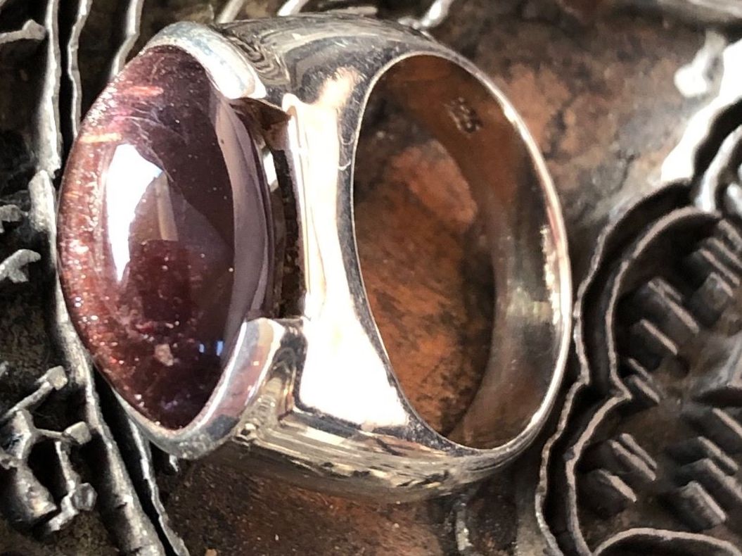 Ringe: IOLITH - SONNENSTEIN  Katzenauge Silber Ring !!! Grösse: 56 – Neu (gemäss Beschreibung) aus Seftigen von tigers12 1